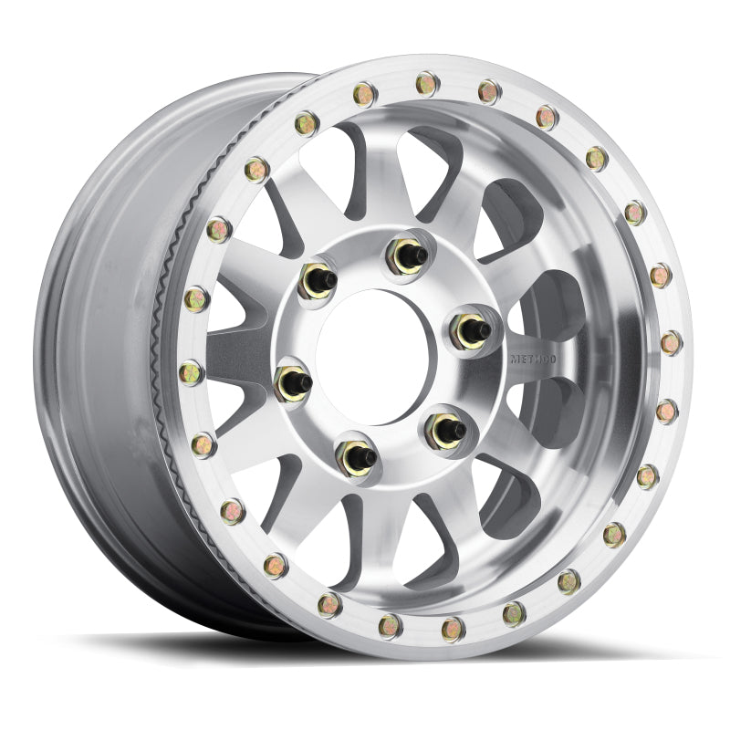 Method Wheels Method MR101 Beadlock 17x9 -12mm Offset 6x6.5 108mm CB Raw Machined w/BH-H24125 Wheel