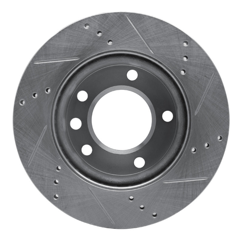 R1 Concepts R1 02-06 Dodge Sprinter 2500 Front Left Drilled & Slotted Silver Brake Rotor