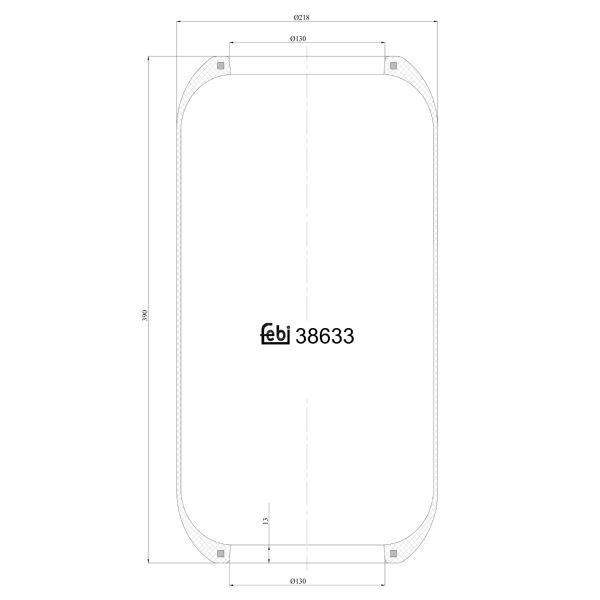FEBI FE38633 Air Suspension Bellow