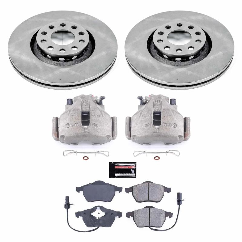 PowerStop Power Stop 02-05 Audi A4 Front Autospecialty Brake Kit w/Calipers