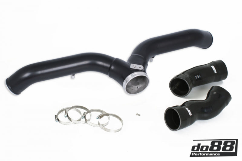 do88 Porsche 997.1 Turbo Y-Pipe Black for OEM Intercooler
