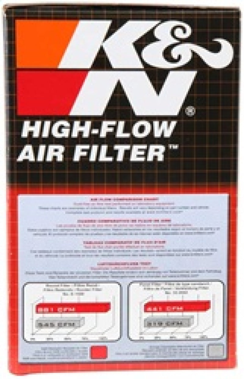 K&N Engineering K&N Filter Universal Rubber Filter 1 3/4 inch 10 Degree Flange 3 1/2 inch OD 4 1/2 inch Height