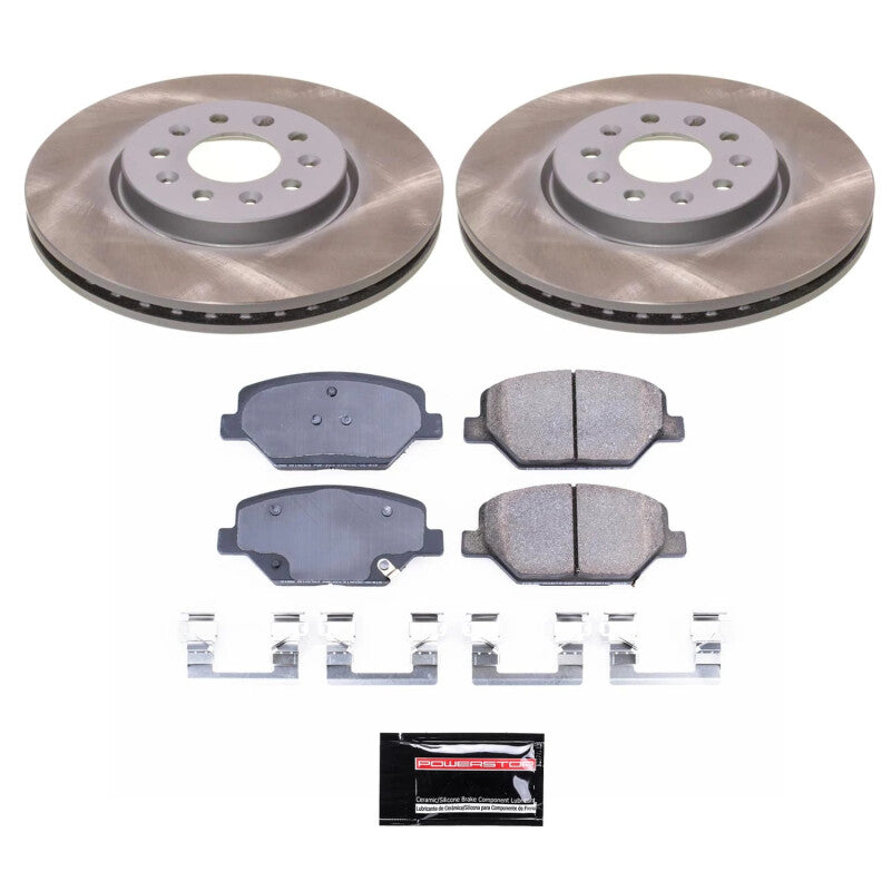 PowerStop Power Stop 18-21 GMC Terrain Front Semi-Coated Rotor Kit