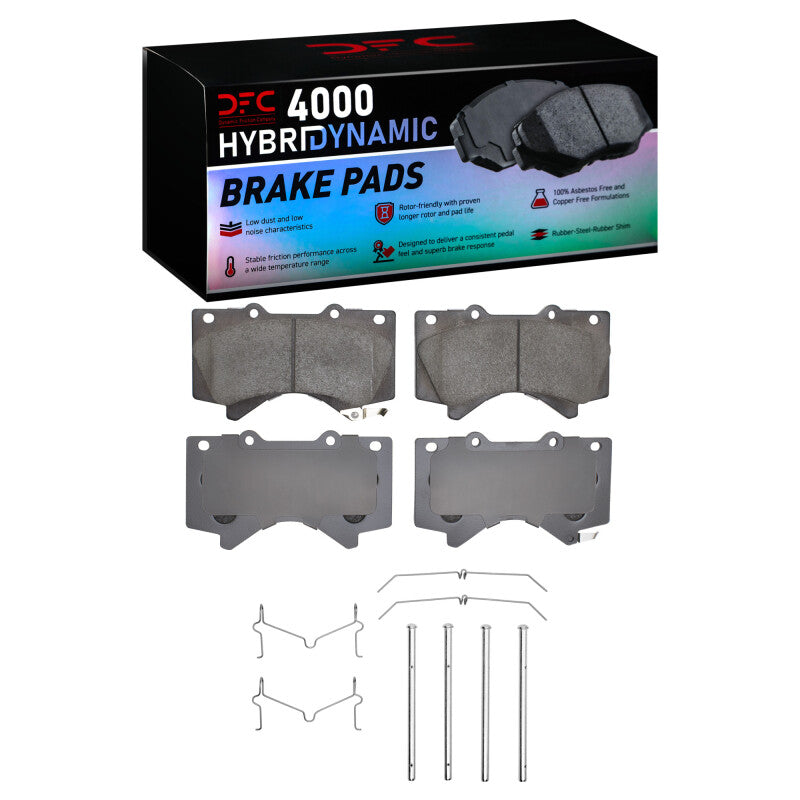 DFC 07-22 Lexus LX570 Front 4000 HybriDynamic Brake Pads and Hardware Kit