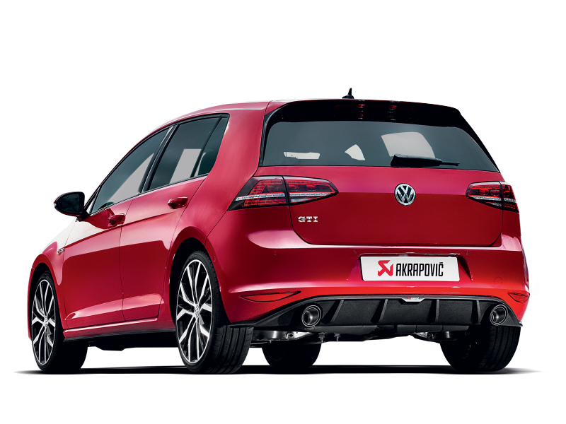 Akrapovic Akrapovic 13-17 Volkswagen Golf GTI (VII) Slip-On Race Line (Titanium) w/ Carbon Tips