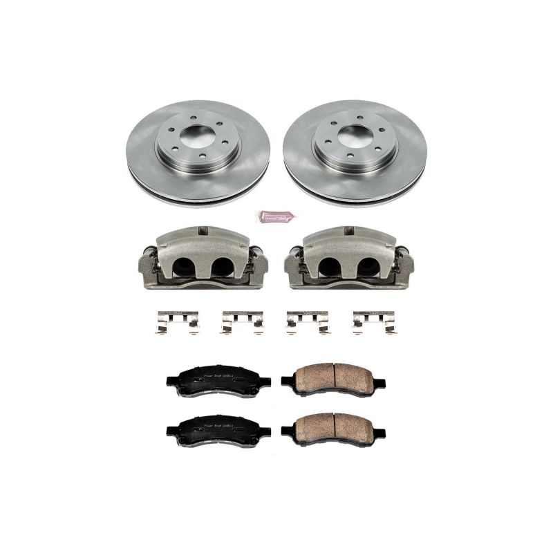 PowerStop Power Stop 08-09 Saab 9-7x Front Autospecialty Kit w/Cals