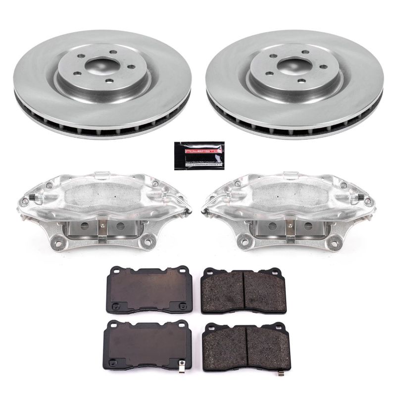 PowerStop Power Stop 07-14 Ford Mustang Front Autospecialty Kit w/Cals