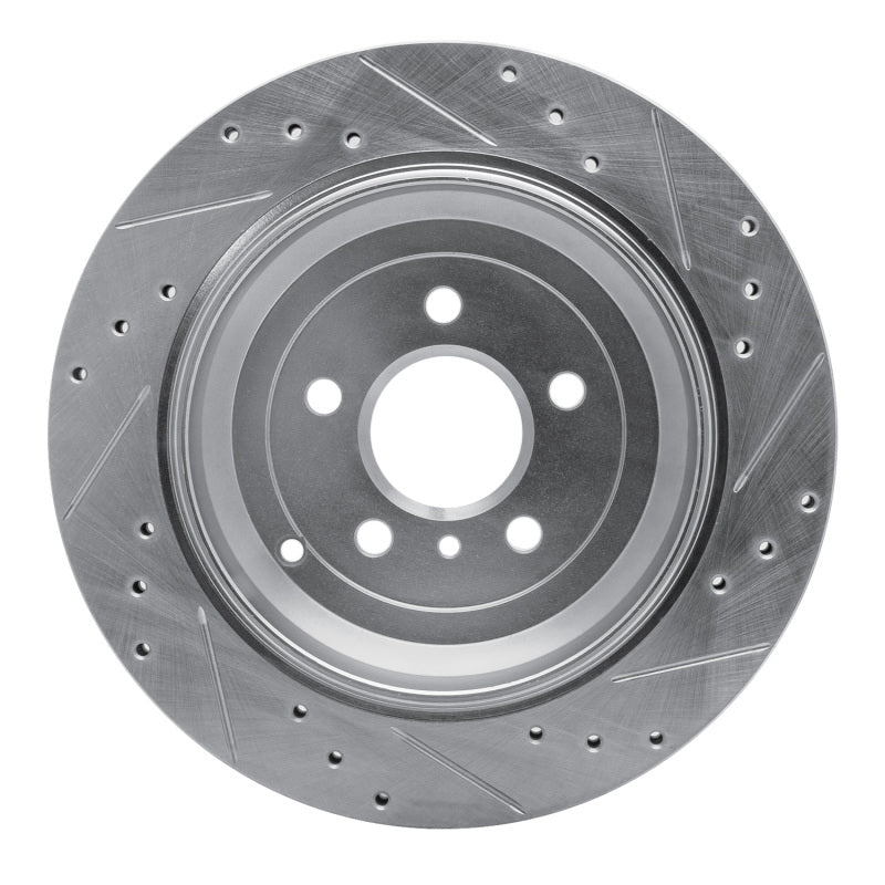 R1 Concepts R1 06-12 Mercedes-Benz ML320 Rear Left Drilled & Slotted Silver Brake Rotor