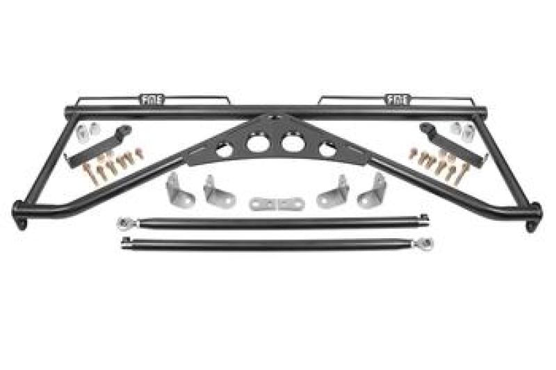 BMR Suspension BMR 15-20 Ford Mustang Harness Bar - Black Hammertone