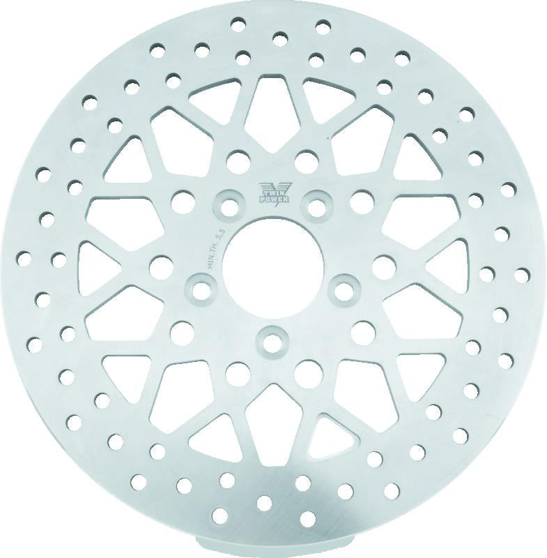 TwinPower Twin Power 08-Up FLH FLT Rear 11.8 Solid Rotor Mesh