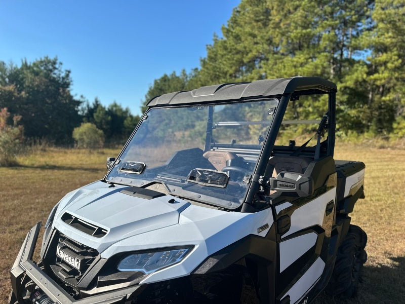 Seizmik 24+ Kawasaki Ridge Ranch Tool Less Windshield - Hardcoated