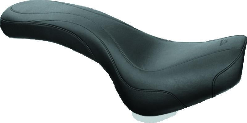 Mustang Motorcycle Mustang 13-17 Harley Softail Breakout Standard Touring Solo Seat Trapezoid - Black
