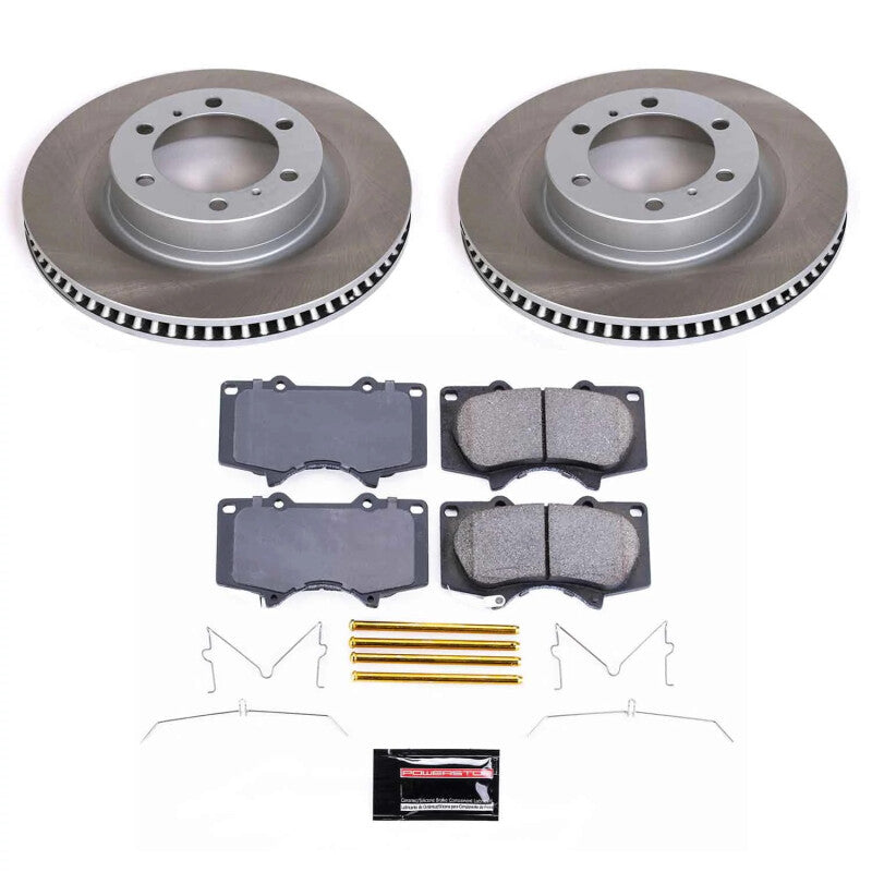 PowerStop Power Stop 10-23 Toyota 4Runner Front Semi-Coated Rotor Kit
