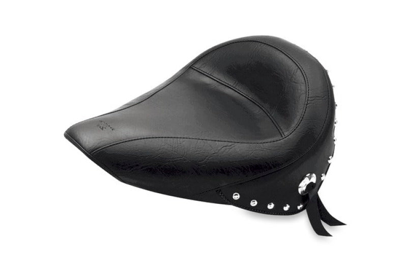Mustang Motorcycle Mustang 84-06 Harley Standard Rear Tire Standard Touring Solo Seat w/Studs - Black