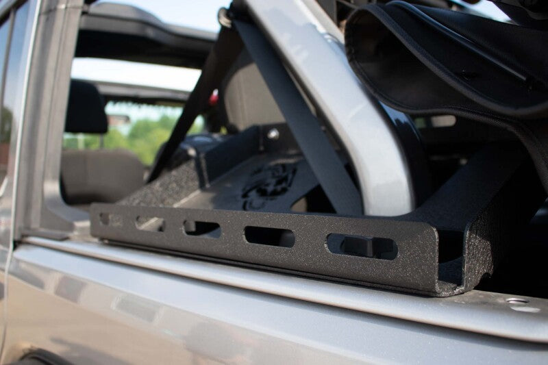 Fishbone Offroad 07-18 Jeep Wrangler JK Tub Rail Tie Downs Steel Powdercoat