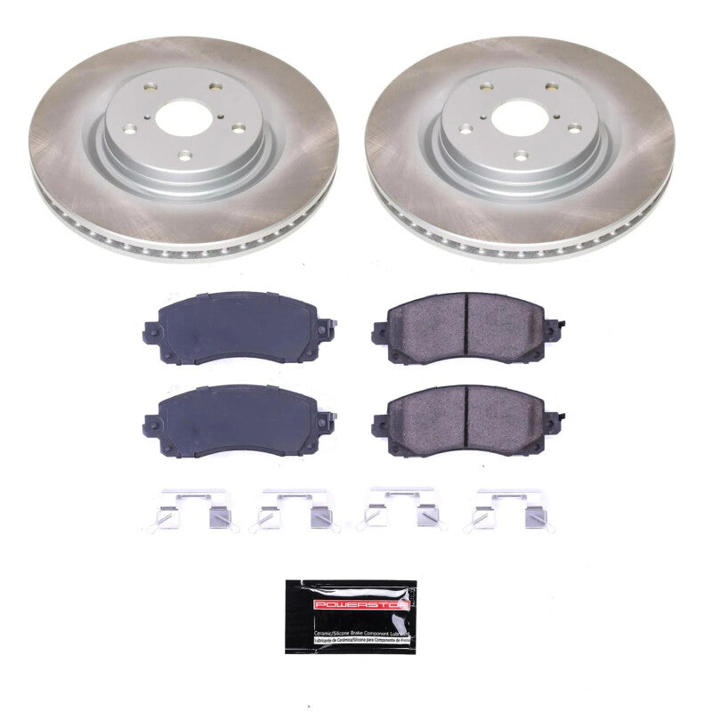 PowerStop Power Stop 19-22 Subaru Forester Front Semi-Coated Rotor Kit