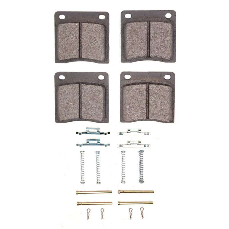 R1 Concepts R1 70-82 Honda Civic Front Semi Met Pads & Hardware Kit