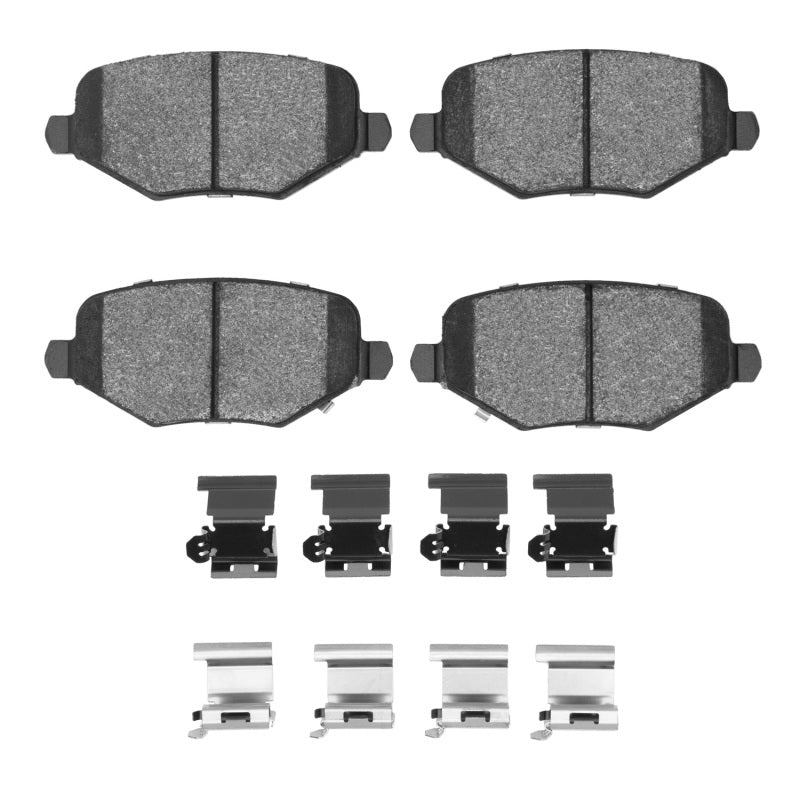 R1 Concepts R1 12-16 Chrysler Town & Country Rear Euro Ceramic Pads & Hardware Kit