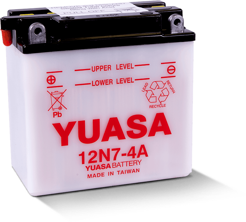 Yuasa Battery Yuasa 12N7-4A Conventional 12-Volt Battery