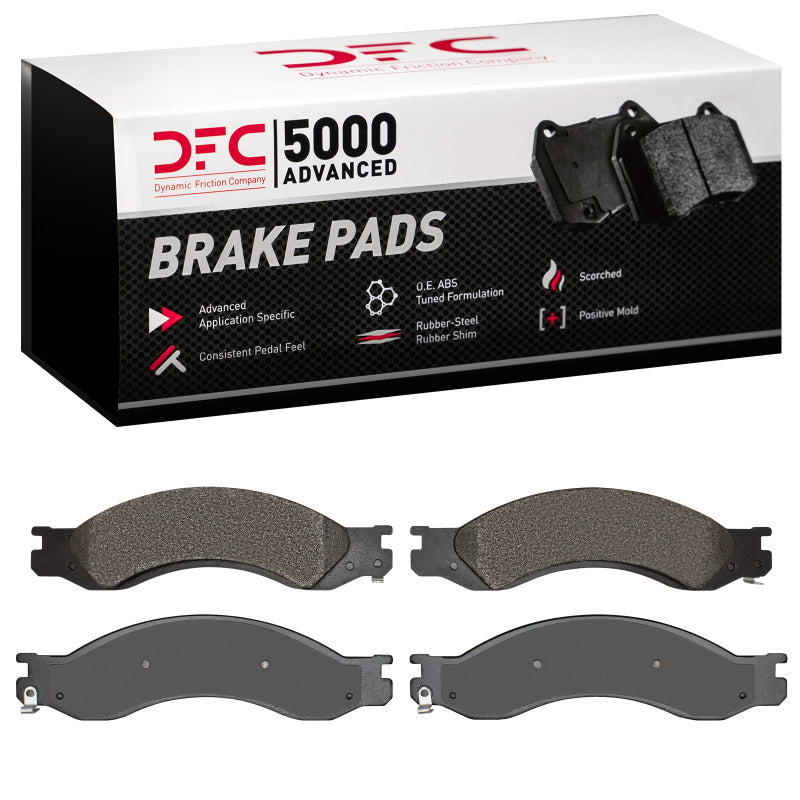 DFC 04-10 Chevrolet C4500 Kodiak Rear 5000 Advanced Semi Metallic Brake Pads