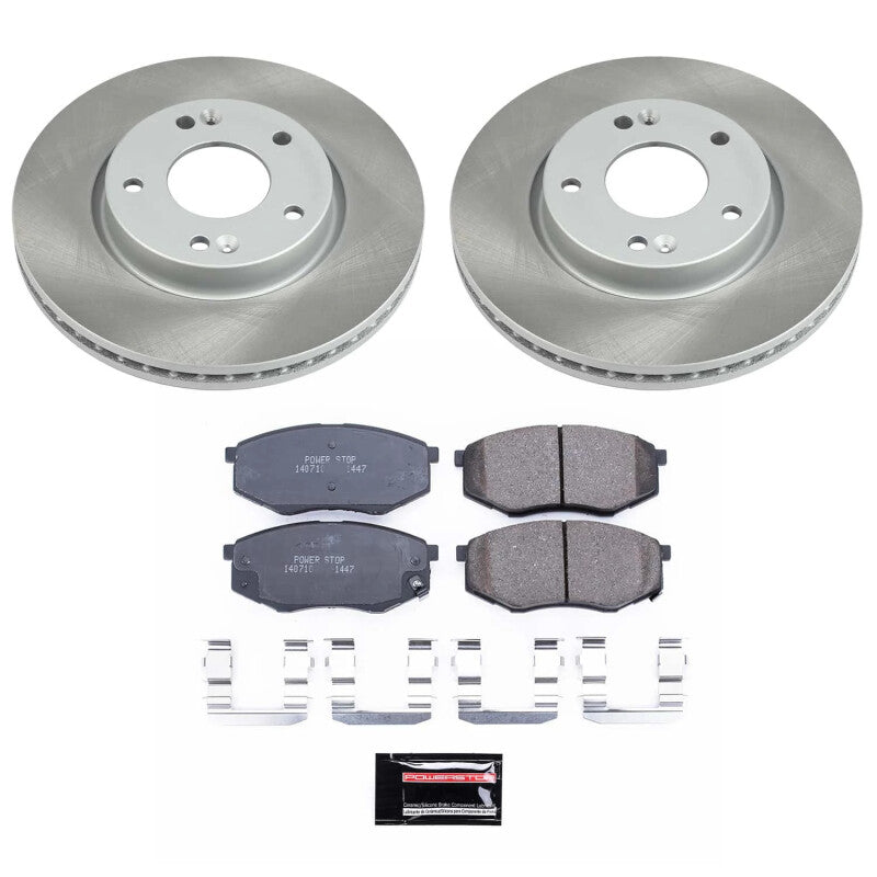 PowerStop Power Stop 2011 Kia Sportage Front Semi-Coated Rotor Kit