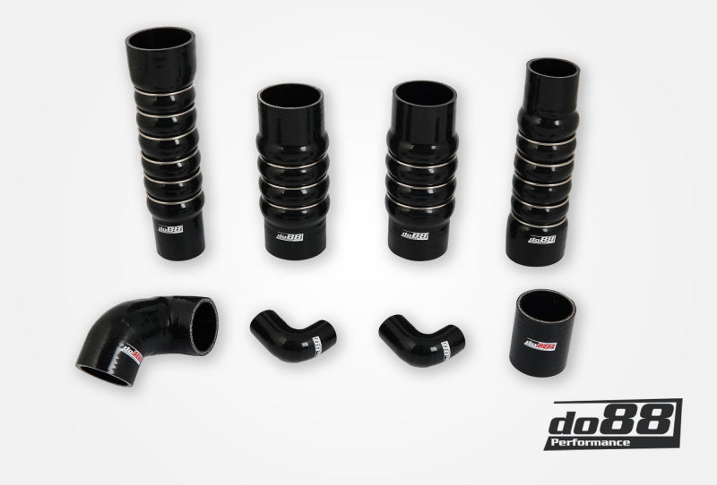 do88 00-02 Audi RS4 Quattro 2.7L BiTurbo (B5) Pressure Hoses - Black