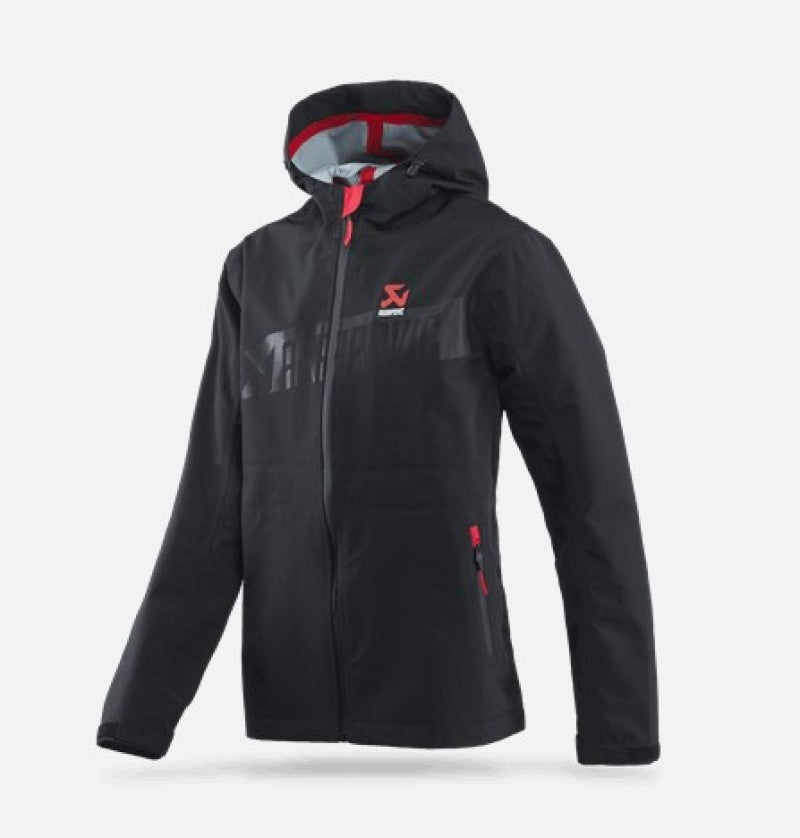 Akrapovic Akrapovic Womens Corpo Rain Jacket Black - XL