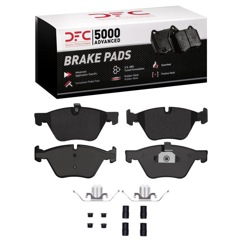 DFC 11-16 BMW X1 (USA/Canada) Front 5000 Advanced Ceramic Brake Pads and Hardware Kit