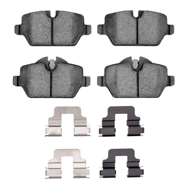 R1 Concepts R1 05-16 BMW 120i (Mexico) Rear Semi Met Pads & Hardware Kit