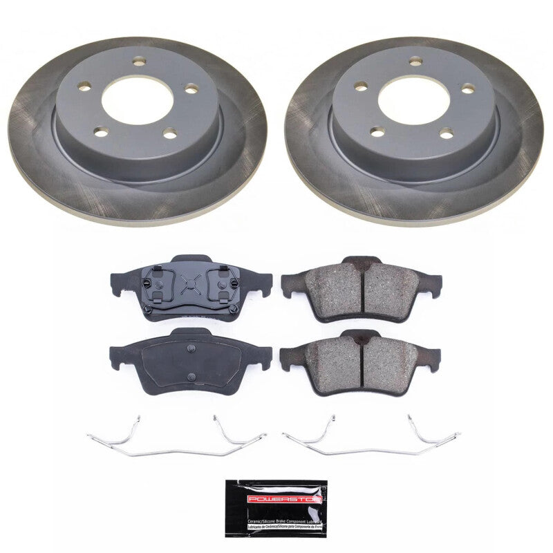 PowerStop Power Stop 04-05 Mazda 3 Rear Semi-Coated Rotor Kit