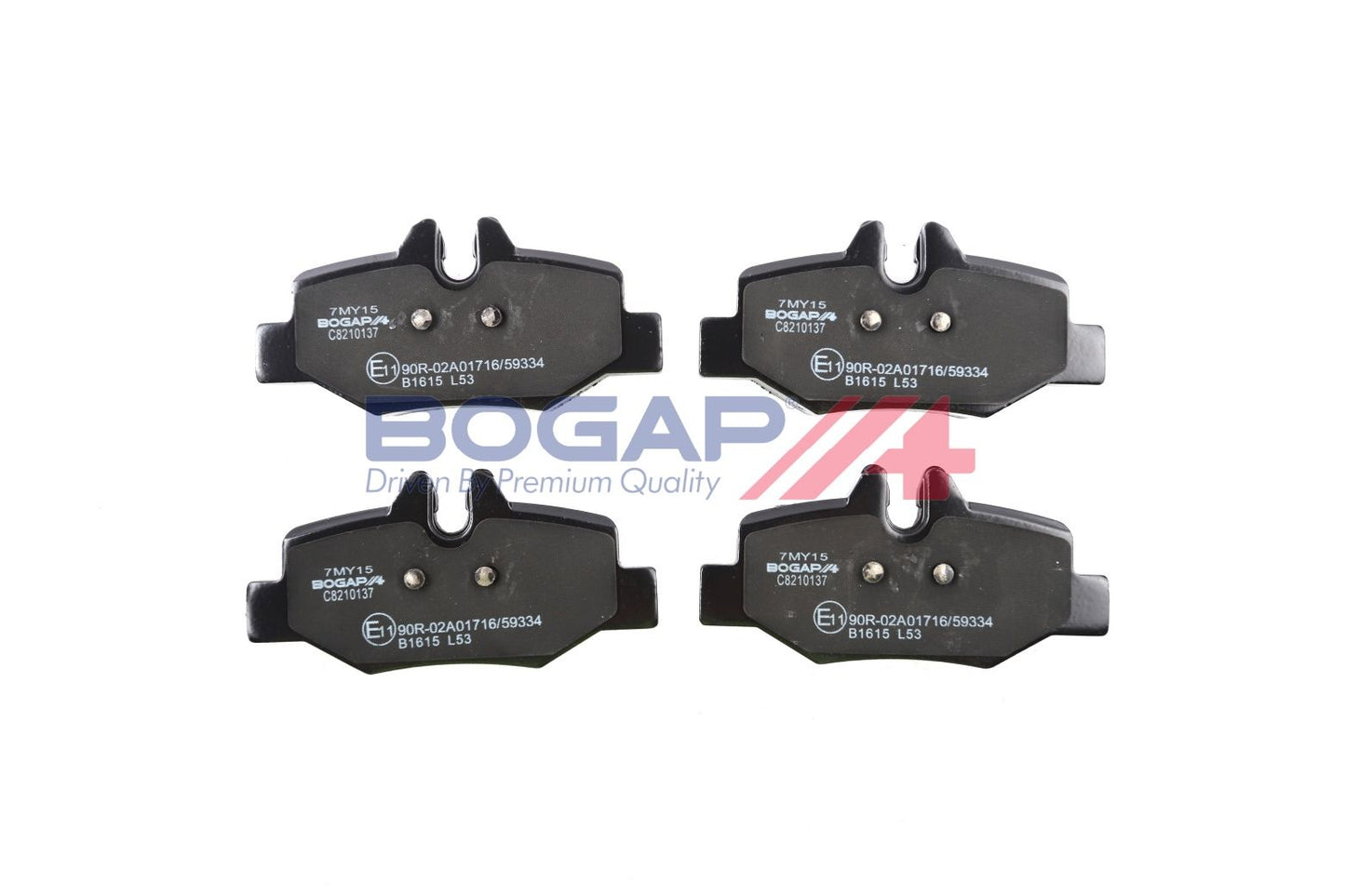BOGAP C8210137 Brake Pad Set, Disc Brake