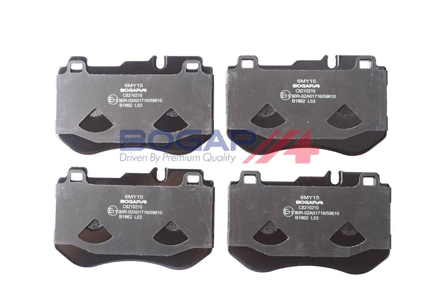 BOGAP C8210210 Brake Pad Set, Disc Brake
