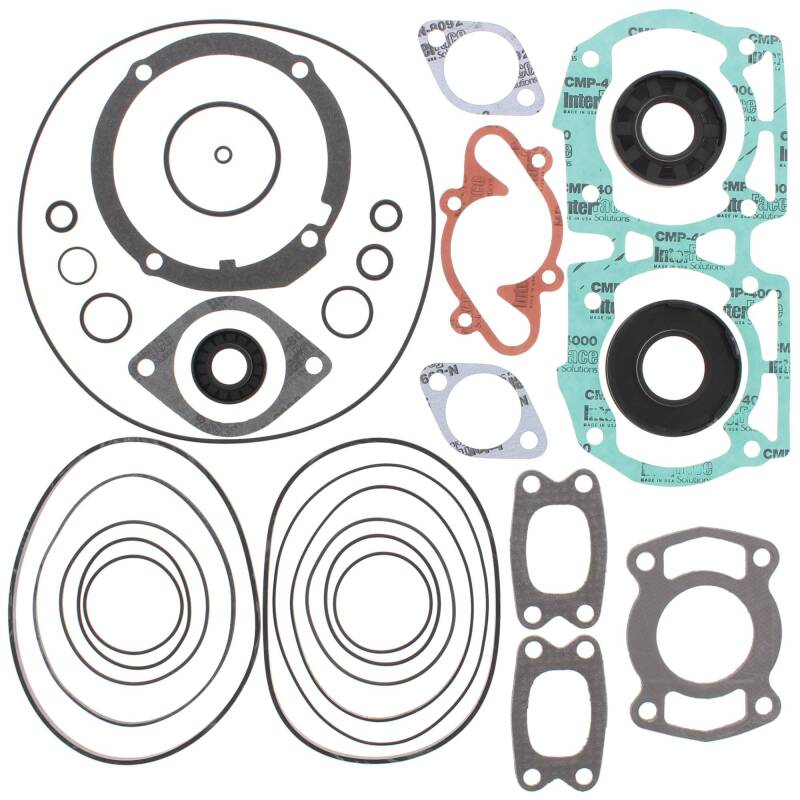 Vertex Pistons Vertex Gaskets 90-91 Sea-Doo 580 Yellow Eng GT Complete Gasket Kit w/ Oil Seals