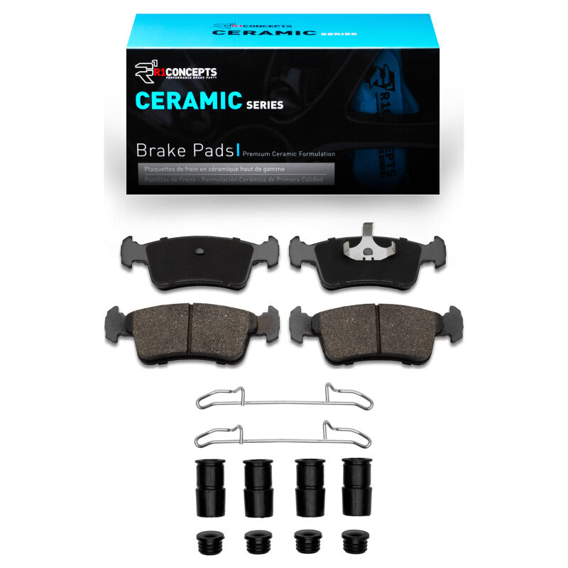 R1 Concepts R1 1986-1994 Suzuki Samurai Front R1 Ceramic Pads & Hardware Kit