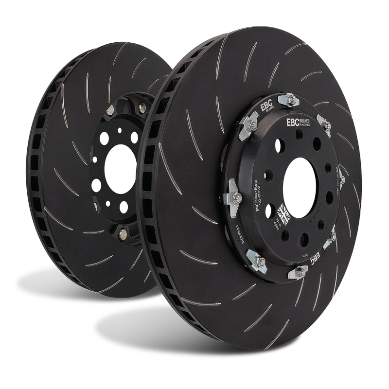 EBC Racing 17-24 Tesla Model 3 AWD Dual Electric Motor Front 380mm 2 Pc Rotor Replacement (Pair)