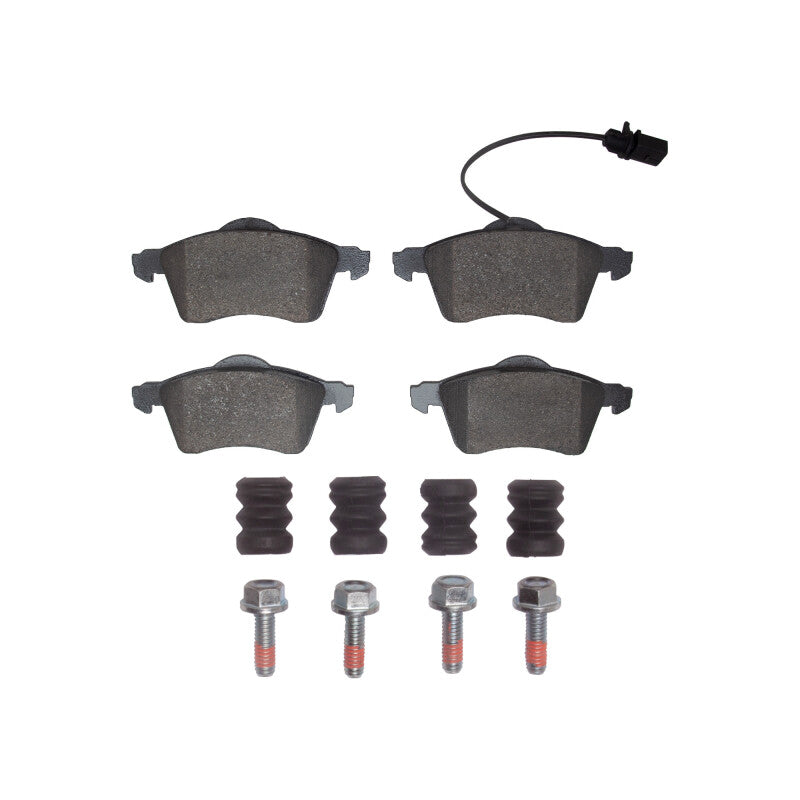 R1 Concepts R1 00-00 Volkswagen EuroVan Front Semi Met Pads & Hardware Kit