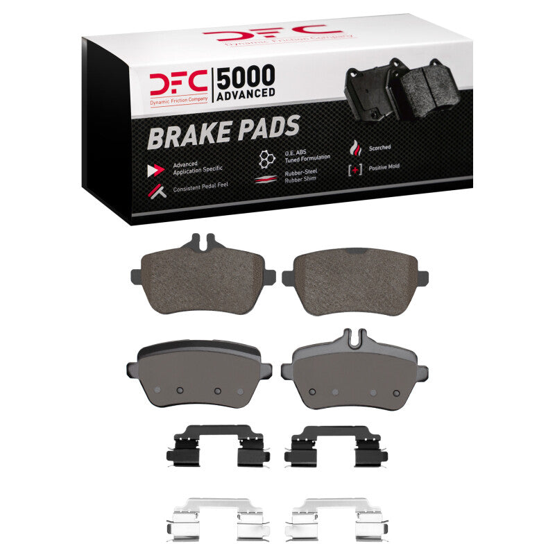 DFC 13-21 Mercedes-Benz SL400 Rear 5000 Advanced Low Metallic Brake Pads and Hardware Kit