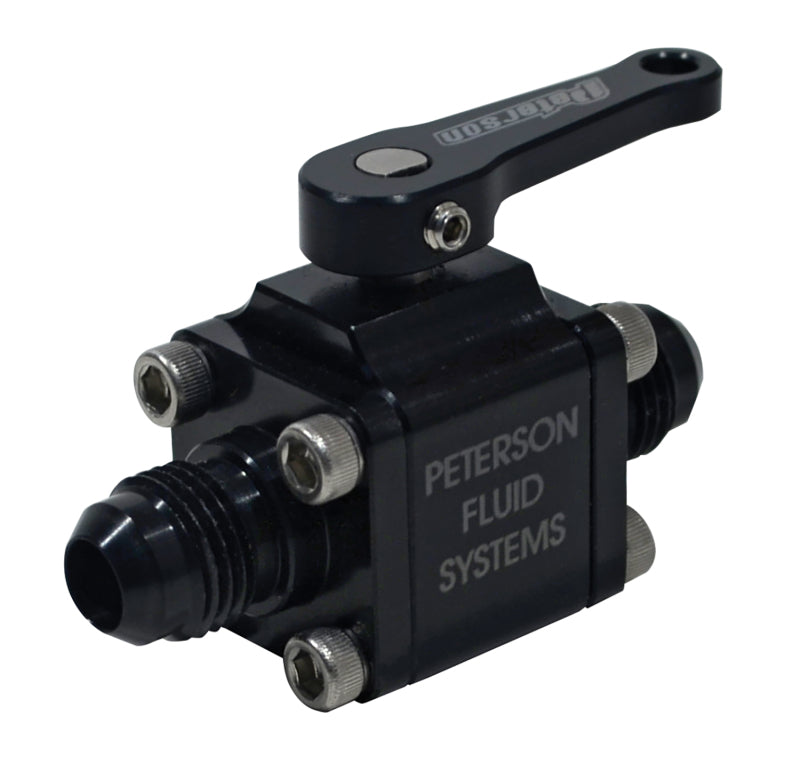 Peterson Fluid Systems Ball Valve Assembly -6AN x -6AN