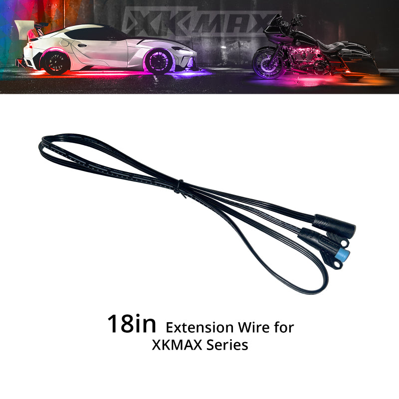 XKGLOW XK Glow XKmax 18in Extension Wire