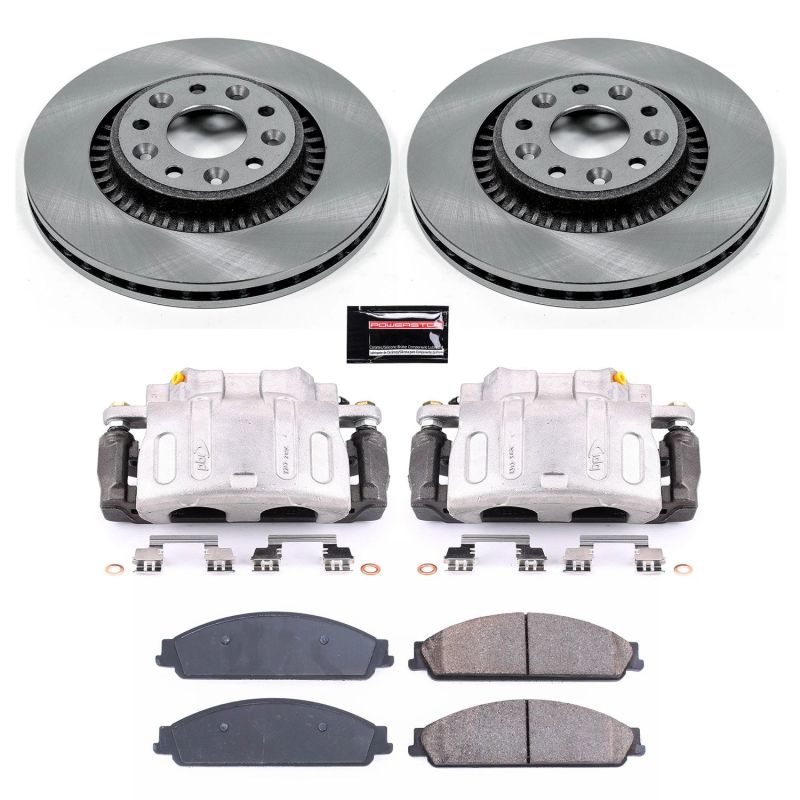 PowerStop Power Stop 08-09 Ford Taurus X Front Autospecialty Kit w/Cals