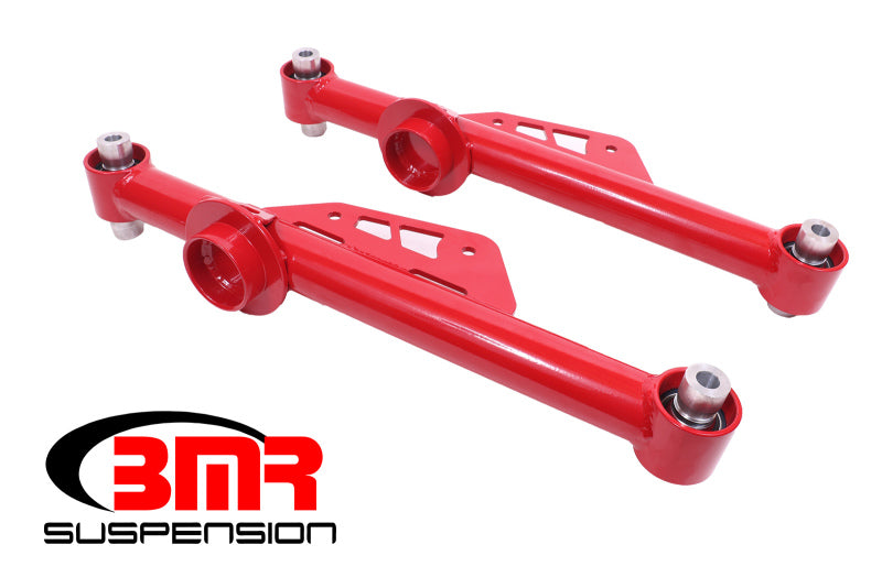 BMR Suspension BMR 79-98 Fox Mustang Non-Adj. Lower Control Arms w/ Spherical Bearings - Red