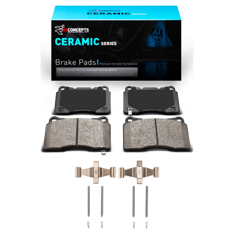 R1 Concepts R1 2003-2020 Subaru WRX Front R1 Ceramic Pads & Hardware Kit