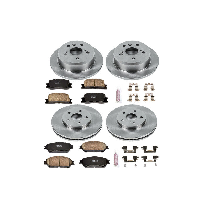 PowerStop Power Stop 05-06 Toyota Camry Front and Rear Autospecialty Brake Kit