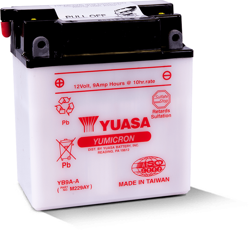 Yuasa Battery Yuasa YB9A-A Yumicron 12-Volt Battery