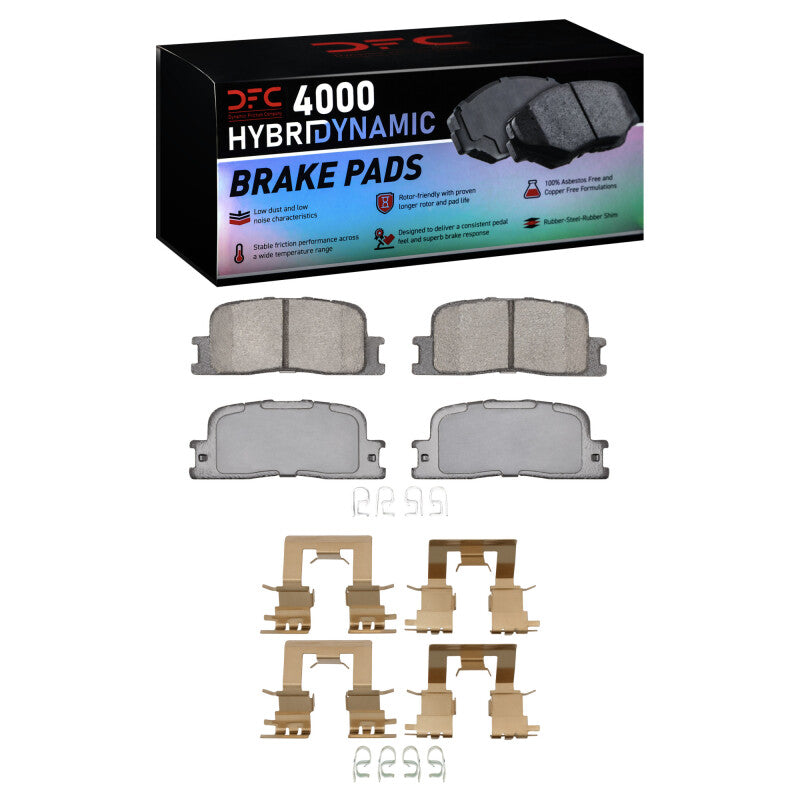 DFC 02-06 Lexus ES300 Rear 4000 HybriDynamic Brake Pads and Hardware Kit
