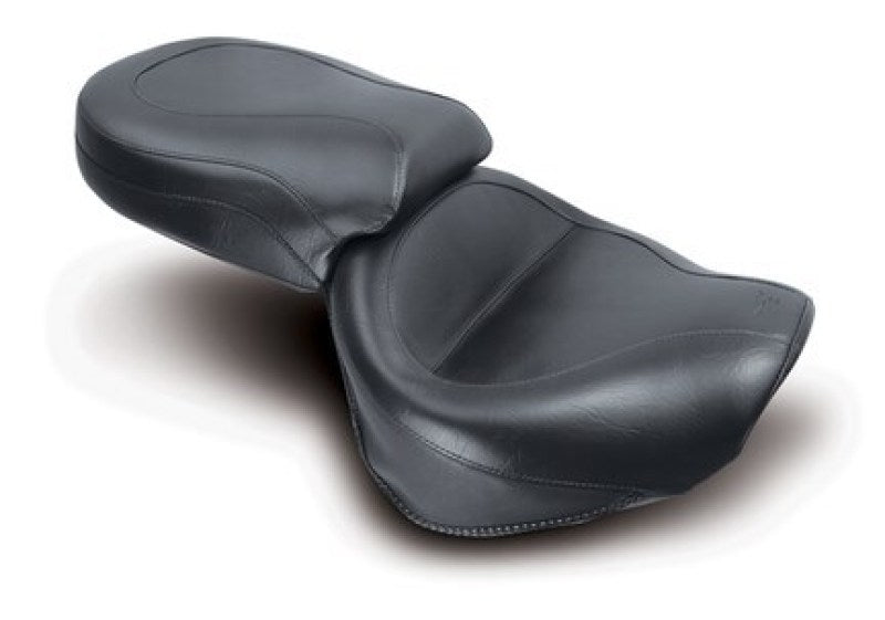 Mustang Motorcycle Mustang 99-15 Yamaha Road Star 1600, 1700 Wide Touring 2PC Seat - Black