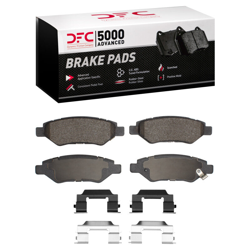 DFC 08-16 Cadillac CTS Rear 5000 Advanced Ceramic Brake Pads and Hardware Kit