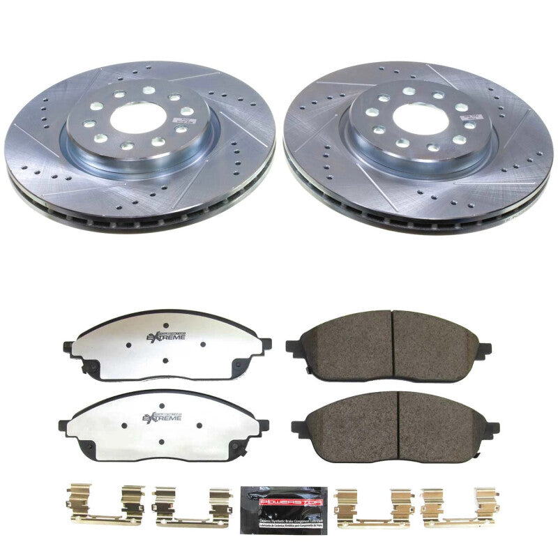 PowerStop Power Stop 22-24 Jeep Grand Cherokee Front Z36 Truck & Tow Brake Kit