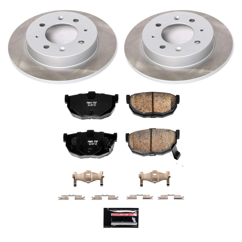 PowerStop Power Stop 05-09 Kia Spectra5 Rear Semi-Coated Rotor Kit