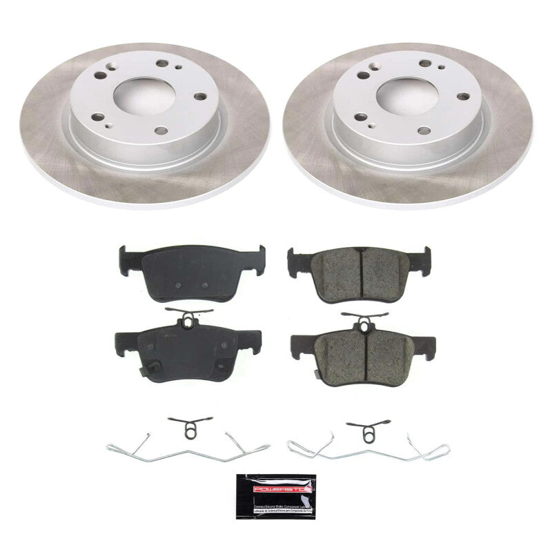 PowerStop Power Stop 19-22 Honda Insight Rear Semi-Coated Rotor Kit